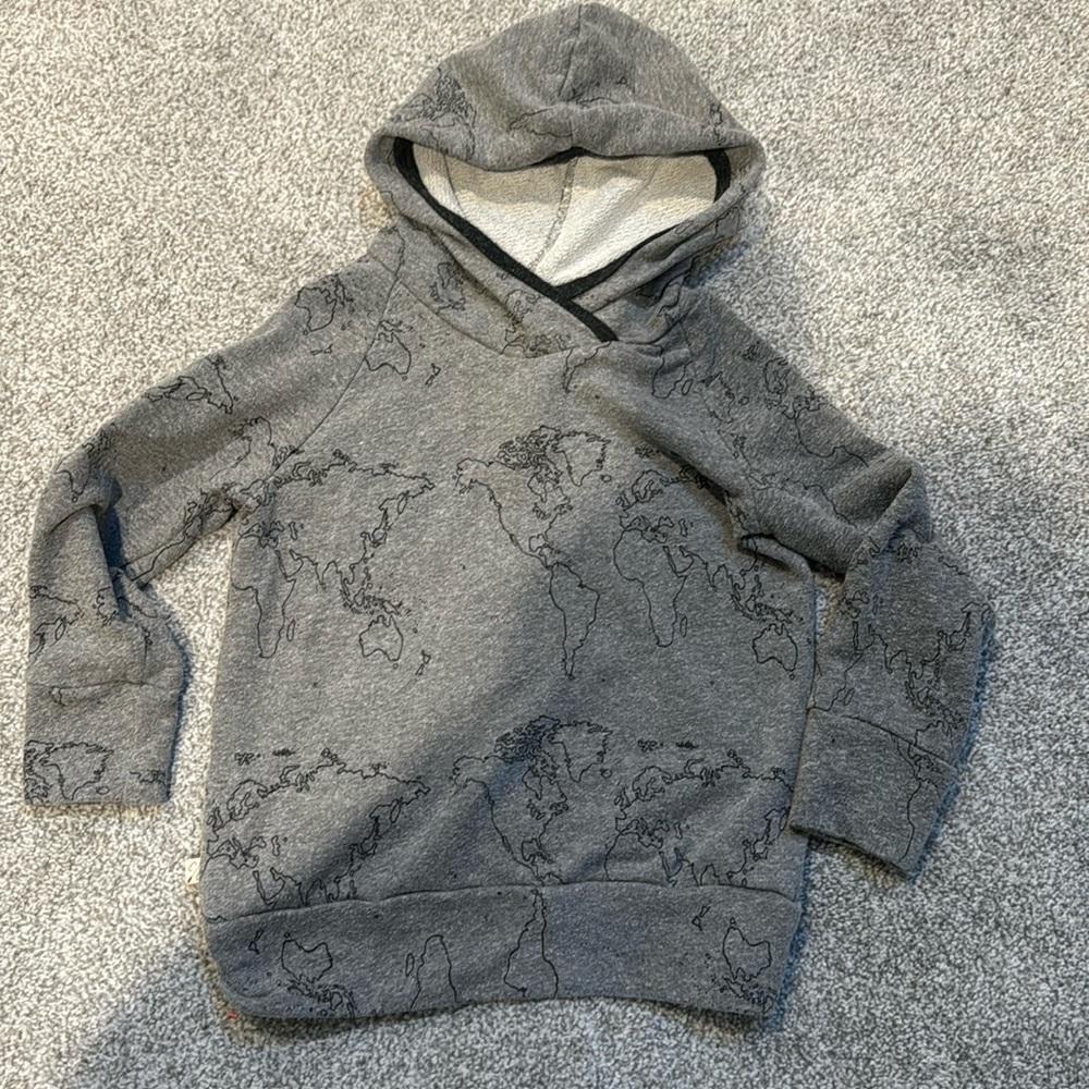 Childhood clothing map hoodie